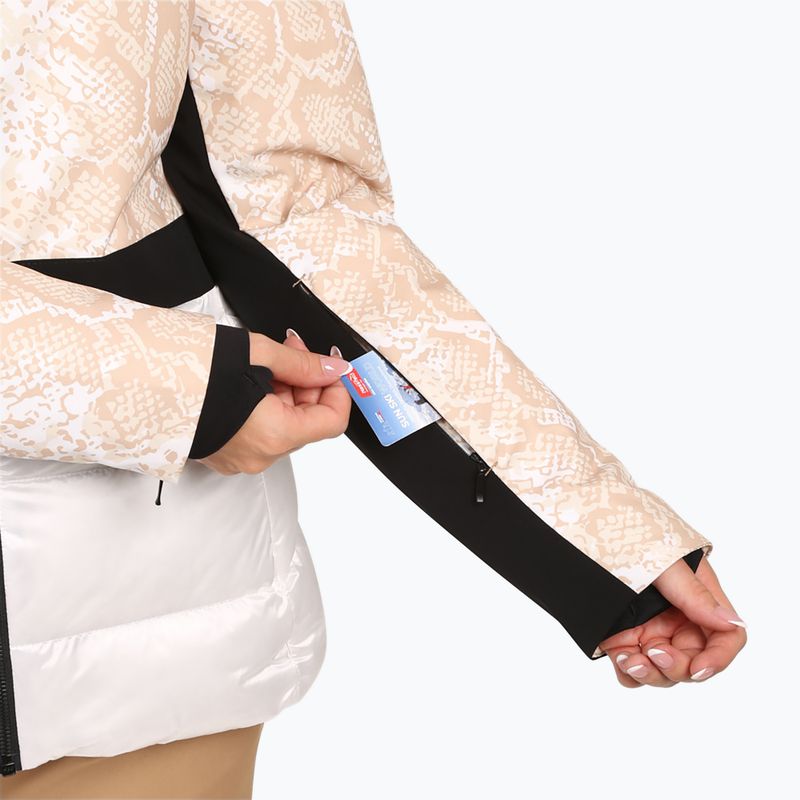 Women's ski jacket Kilpi Lena white 6