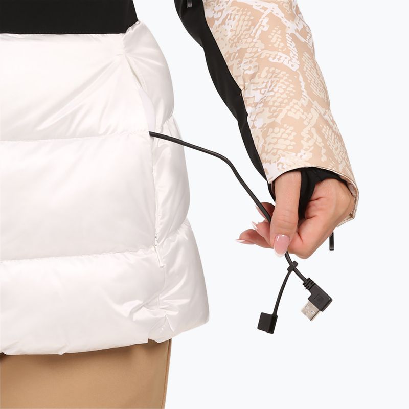 Women's ski jacket Kilpi Lena white 8