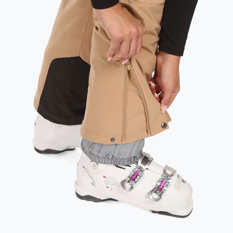 Women's ski trousers Kilpi Elare beige 8