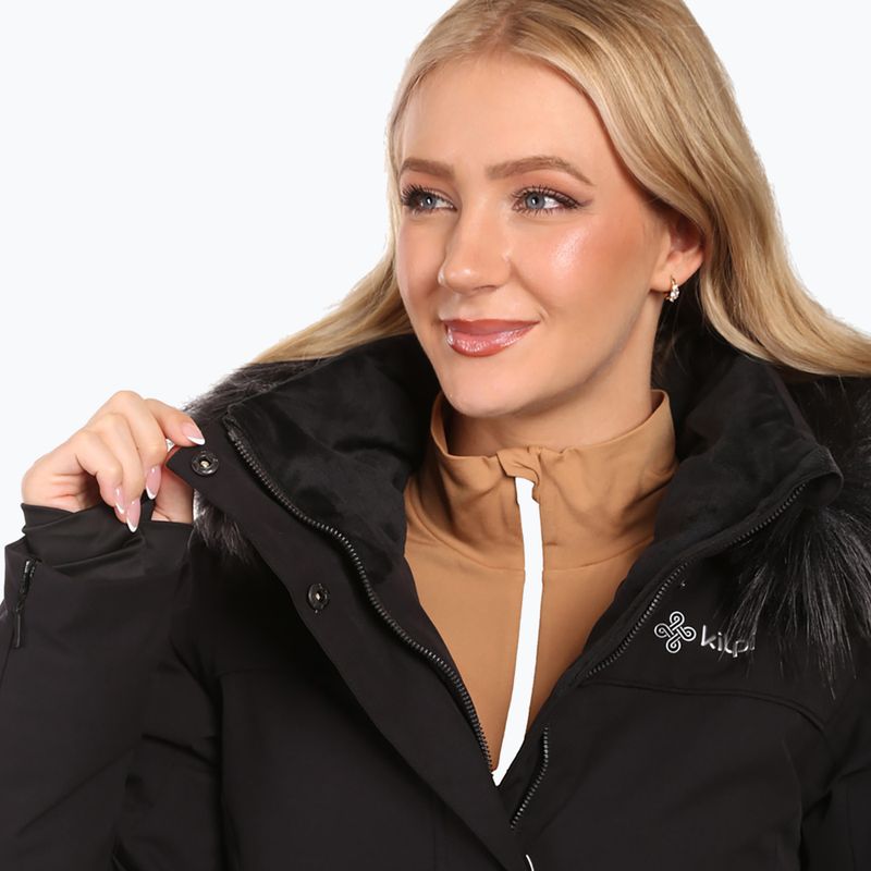 Women's ski jacket Kilpi Carrie black 6