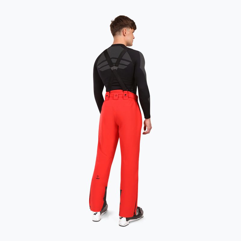 Men's ski trousers Kilpi Mimas red 2