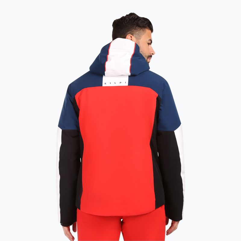 Men's ski jacket Kilpi Tonnsi red 2