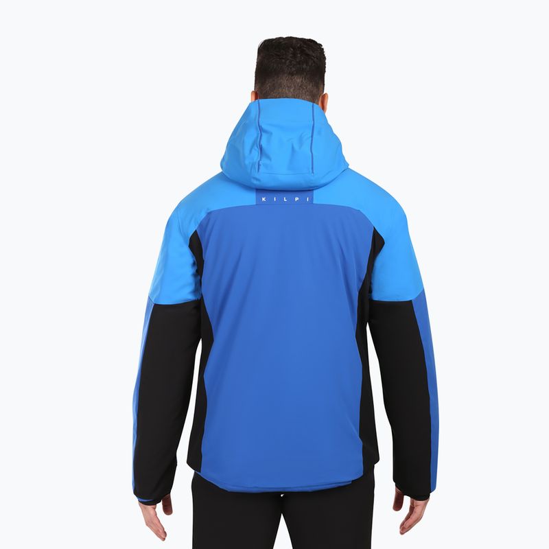 Men's ski jacket Kilpi Tonnsi dark red 2