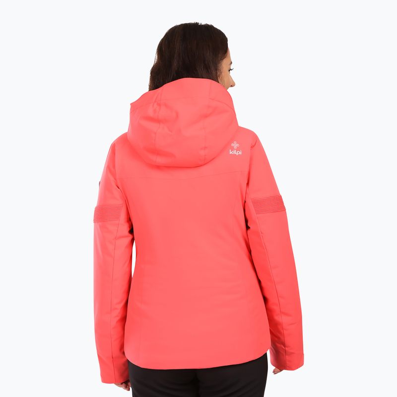 Women's ski jacket Kilpi Valera pink 2