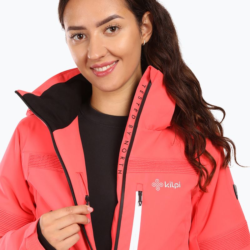 Women's ski jacket Kilpi Valera pink 4