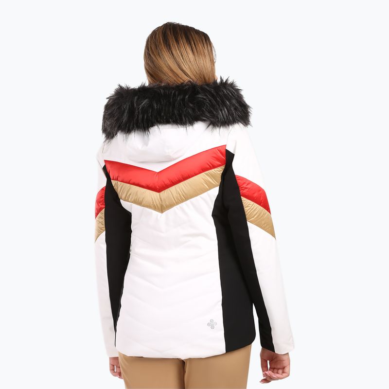 Women's ski jacket Kilpi Lin white 2