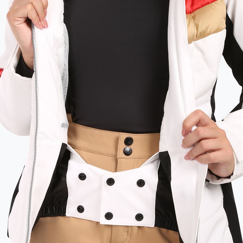 Women's ski jacket Kilpi Lin white 7