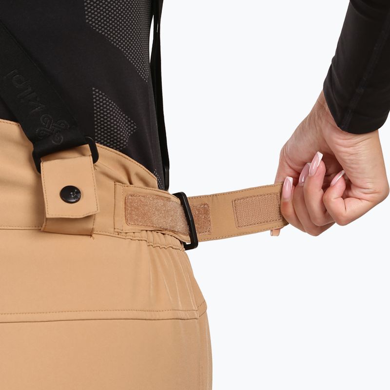 Women's ski trousers Kilpi Dione beige 3