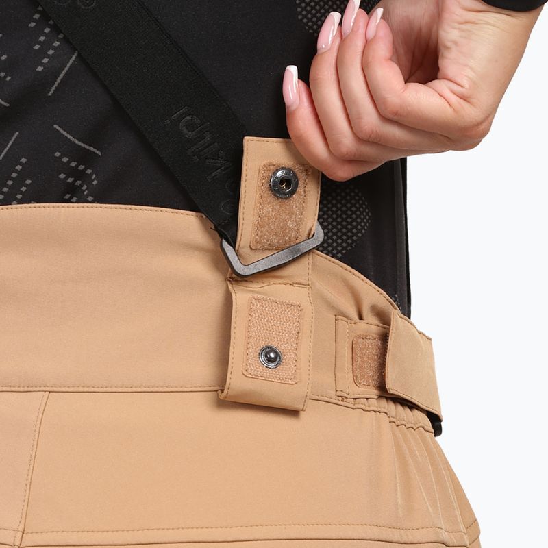 Women's ski trousers Kilpi Dione beige 4