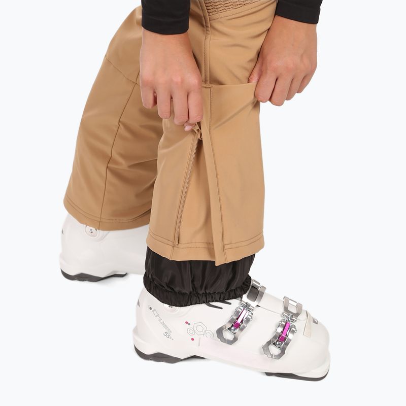 Women's ski trousers Kilpi Dione beige 6