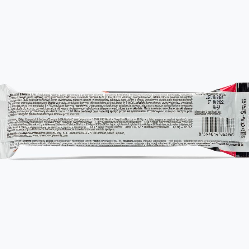 Nutrend Excelent Protein Bar 85g salted caramel VM-025-85-SKA 2