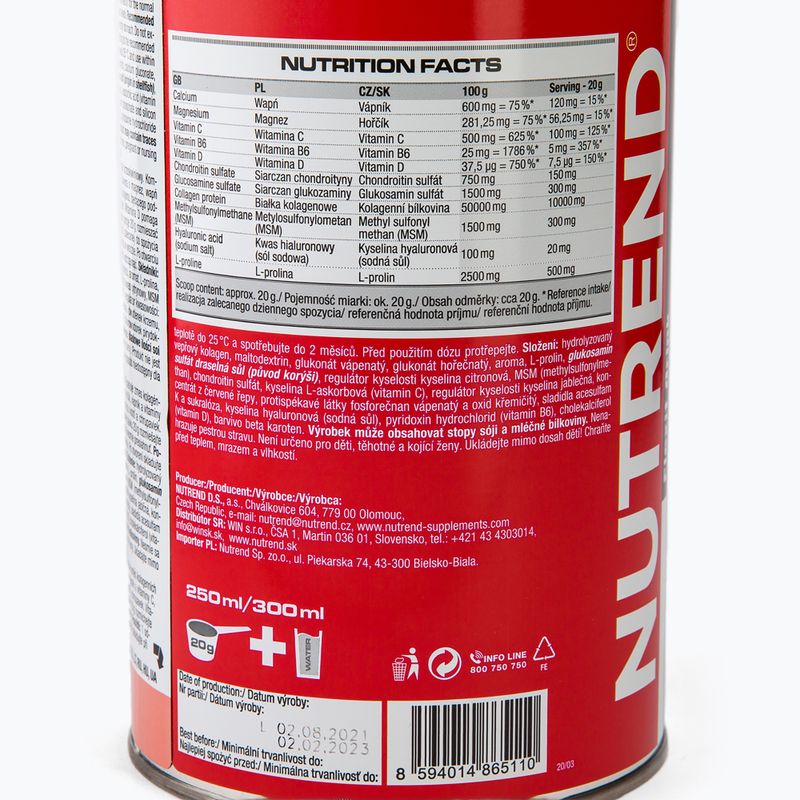 Flexit Drink Nutrend 400g joint regeneration peach VS-015-400-BR 3