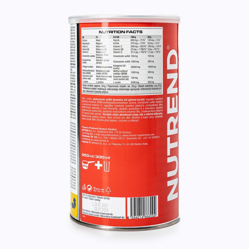 Flexit Drink Nutrend 600g joint regeneration lemon VS-015-600-CI 2