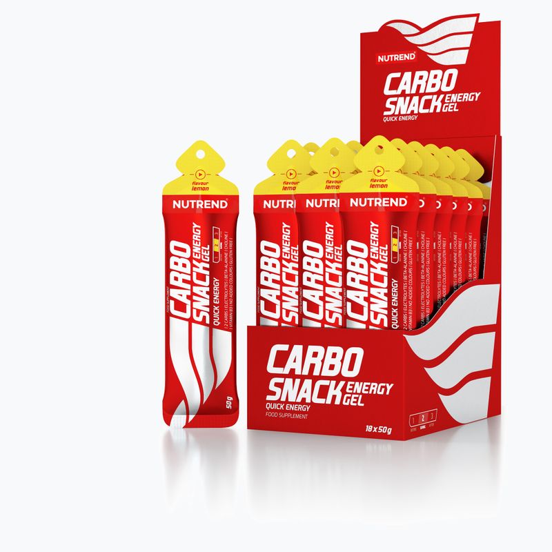 Nutrend Carbosnack energy gel sachet 50g bitter lemon VG-004-50-CI