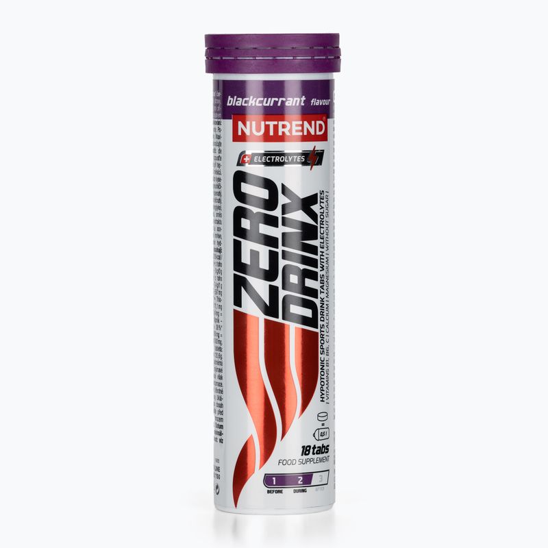 Nutrend Zero Drinx hypotonic drink 18 tablets currant VR-016-18-ČR