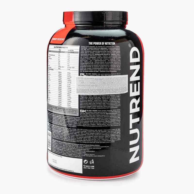 Whey Nutrend Iso Prozero strawberry cheesecake VS-102-2250-JHC 2