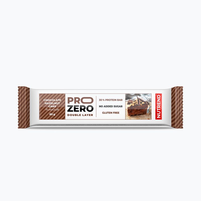 Nutrend Pro Zero protein bar 65g chocolate-nut VM-060-65-ČOO