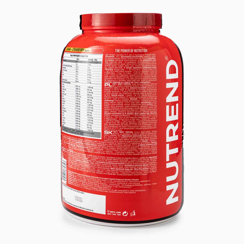 Whey Nutrend 100% Protein 2.25kg banana-strawberry VS-032-2250-BAJH 2
