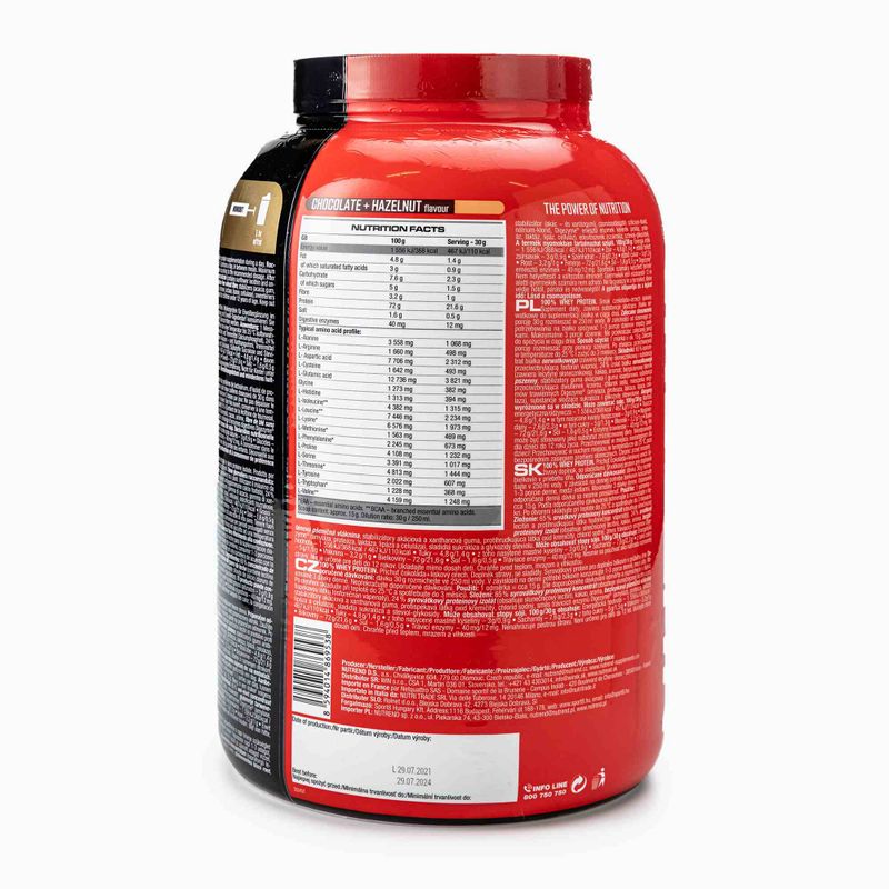 Whey Nutrend 100% Protein 2.25kg chocolate-nut VS-032-2250-ČLO 3