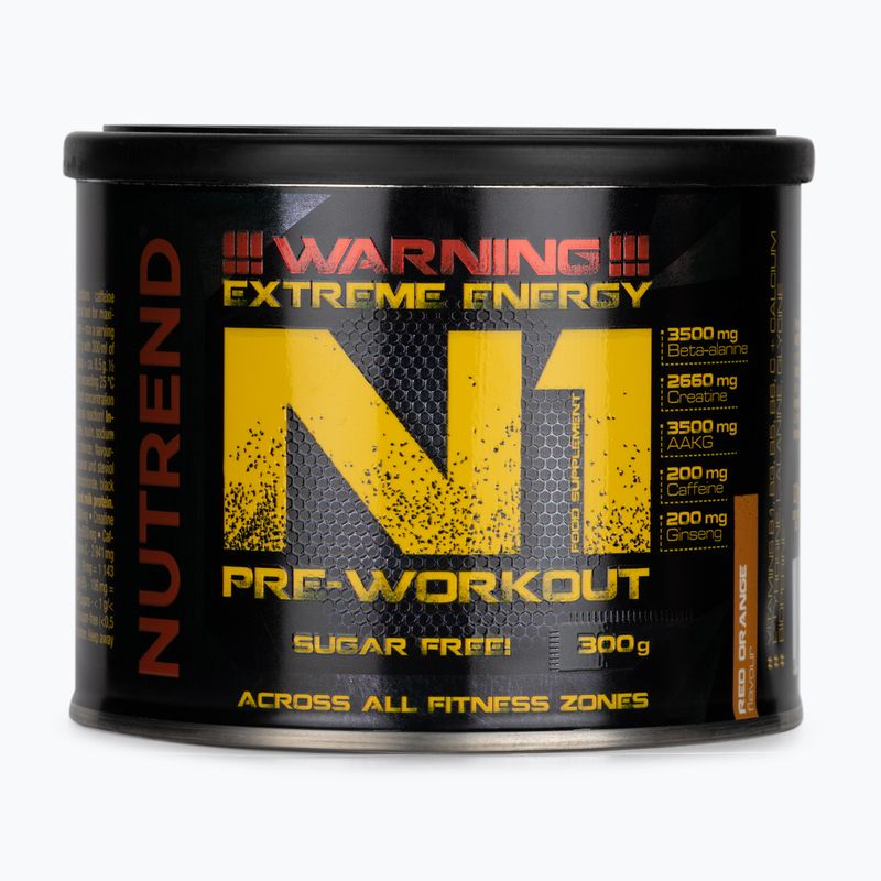 Pre-workout Nutrend Pre-Workout N1 300g orange VS-067-300-ČP