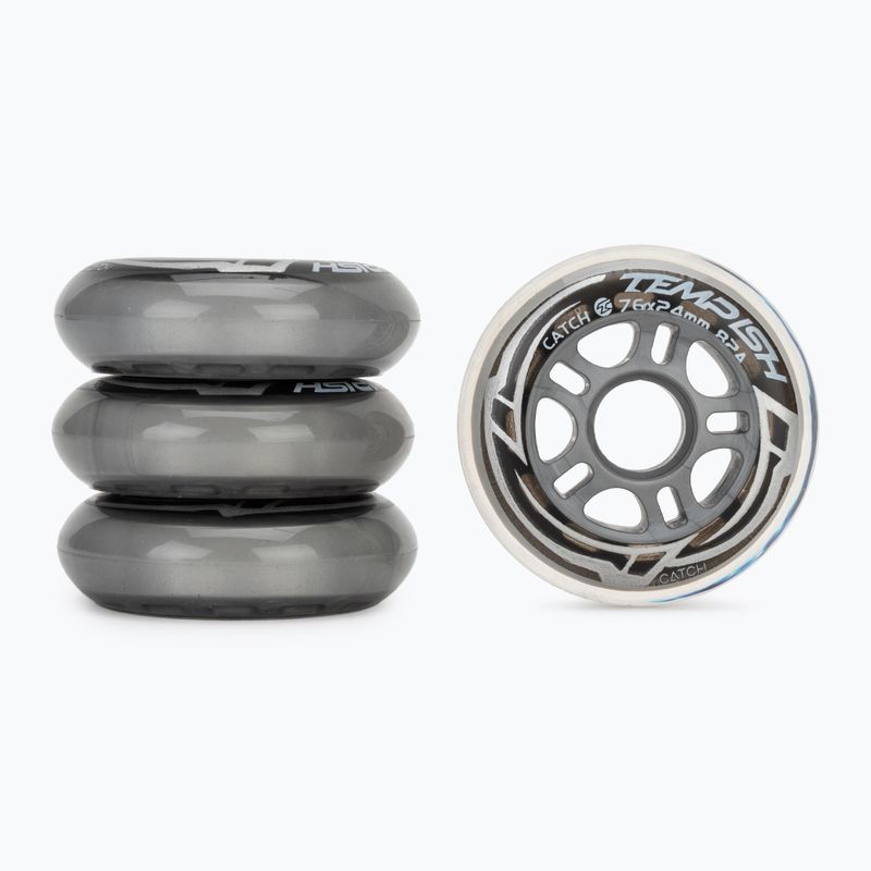 Roller skate wheels Tempish Catch 76mm/82A 4 pcs. clear 2
