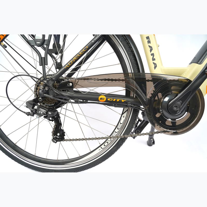 LOVELEC Rana 36V 16Ah 576Wh beige/black electric bicycle 11
