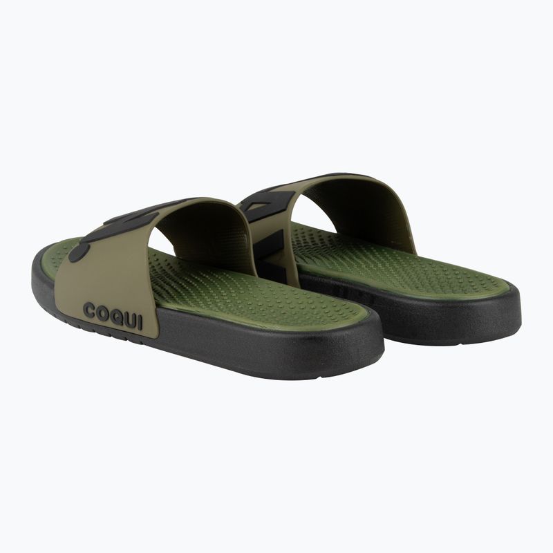 Men's Coqui Speedy army green relax on flip-flops 9