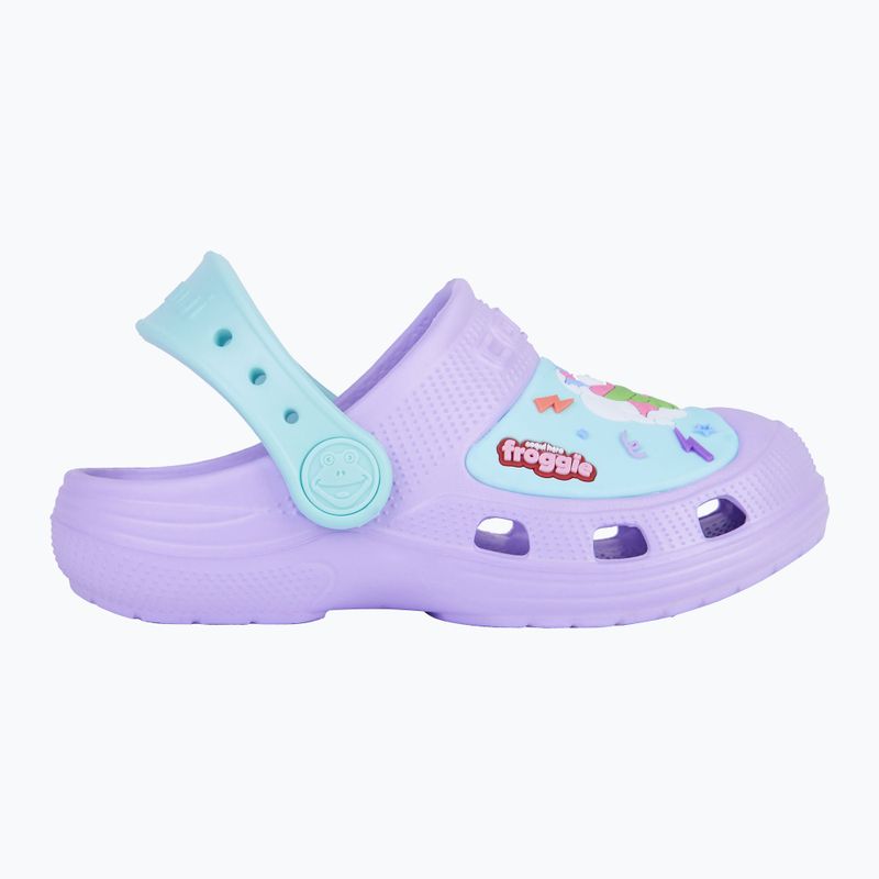 Coqui maxi light lilac/light mint hero children's sandals 9