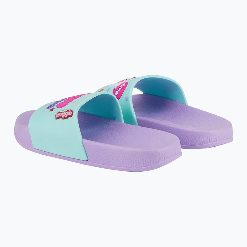 Coqui Ruki light lilac/light mint hero children's flip-flops 10