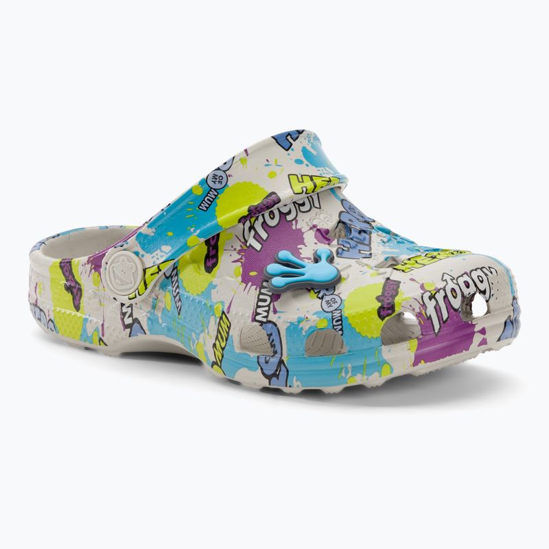 Coqui Little Frog stone hero splash/amulet children's sandals