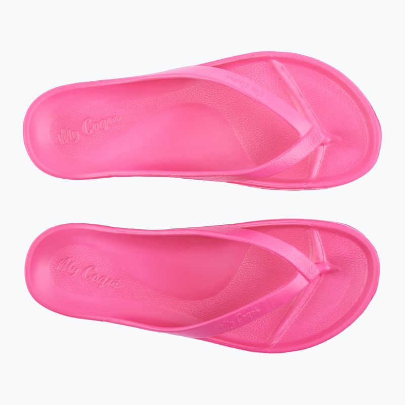 Coqui Naitiri women's flip flops light fuchsia 10