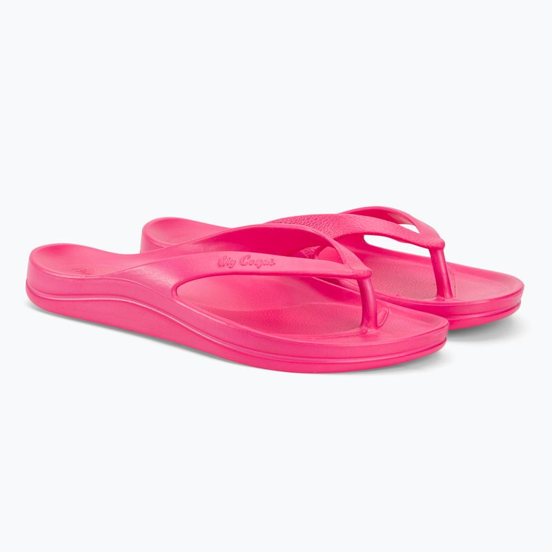 Coqui Naitiri women's flip flops light fuchsia 4