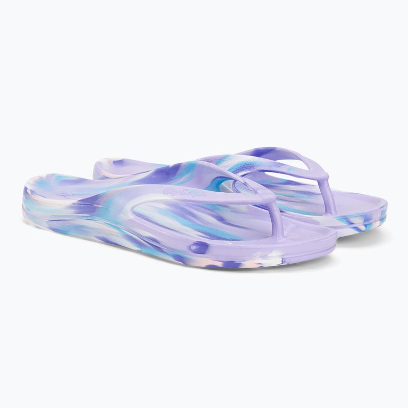 Coqui Naitiri women's flip flops light lilac melted 4