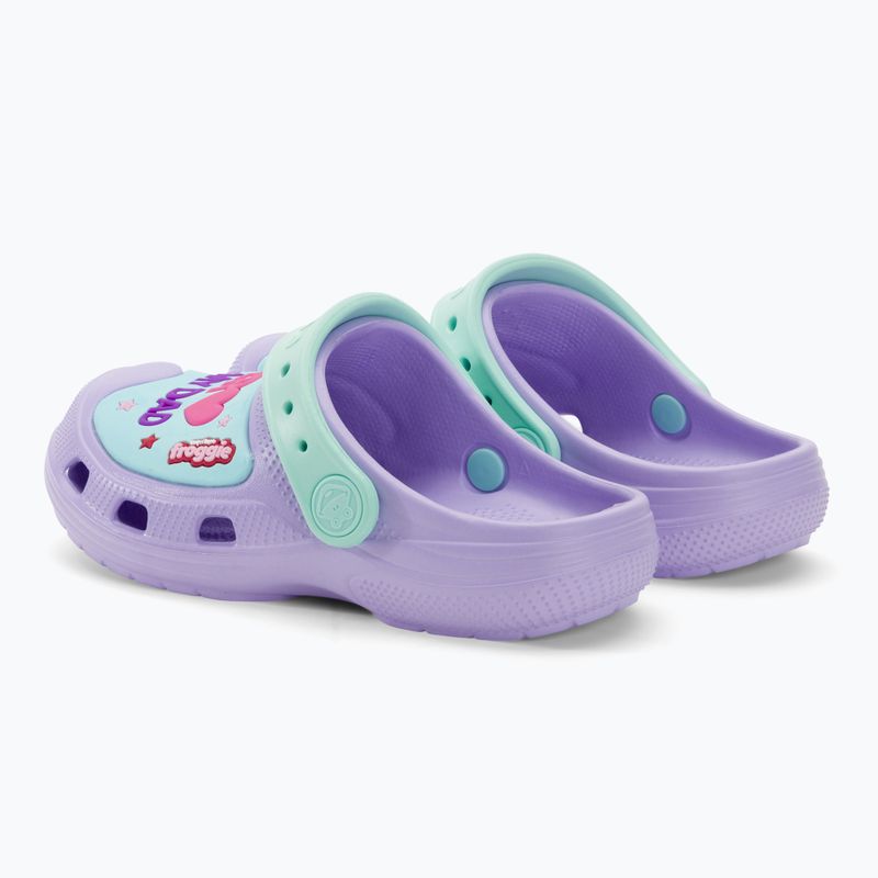 Coqui maxi light lilac/light mint hero children's sandals 4