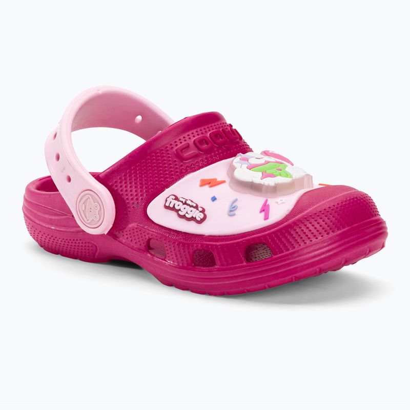 Coqui maxi orchid/pink hero flash children's sandals 2