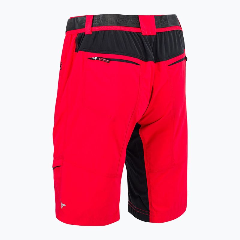 Men's cycling shorts SILVINI Rango red 3120-MP1616/2008 2