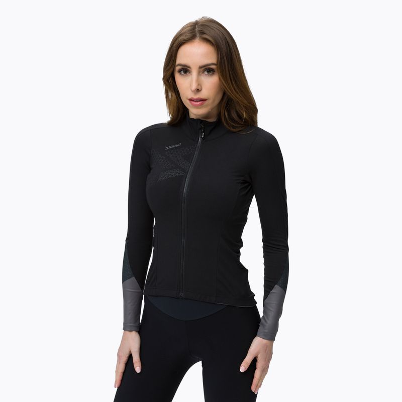 SILVINI Calvana women's cycling sweatshirt black 3120-WD1618/0812