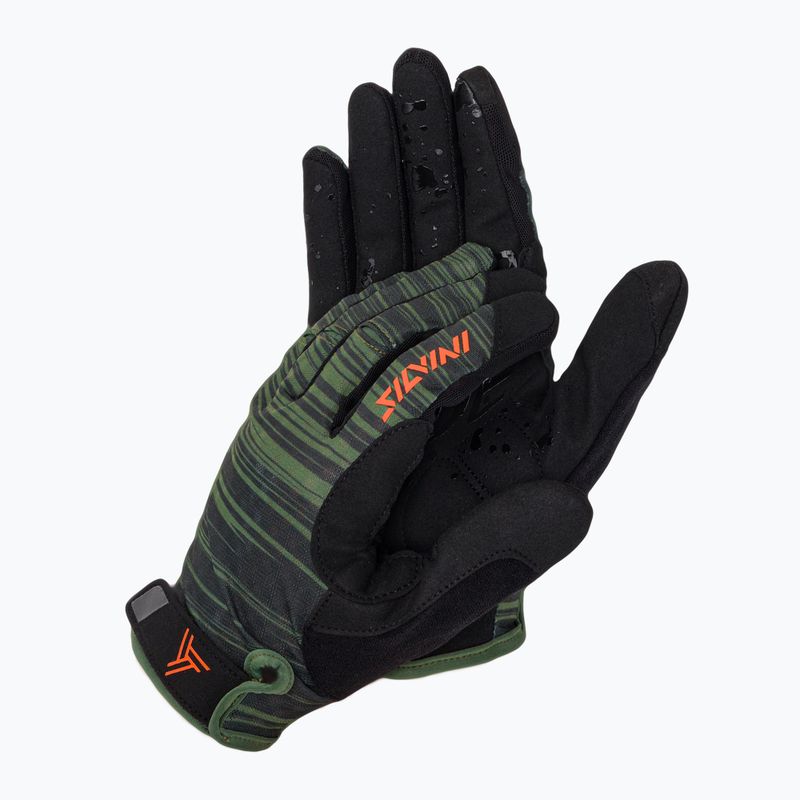 Men's cycling gloves SILVINI Gattola green 3119-MA1425/4543