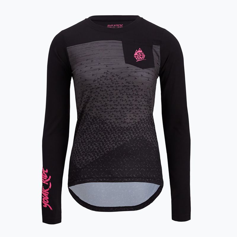 SILVINI women's cycling jersey Ella black/pink 3122-WD2036/8911