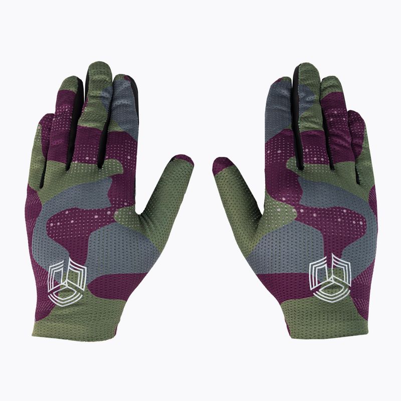 SILVINI Saltaro brown-green cycling gloves 3123-MA2296/52433 3