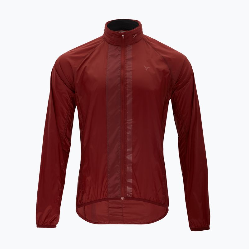 Men's SILVINI Gelo merlot cycling jacket 5