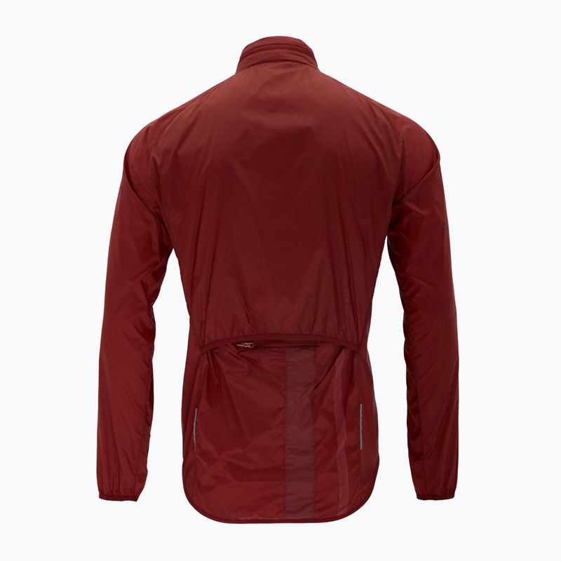 Men's SILVINI Gelo merlot cycling jacket 6