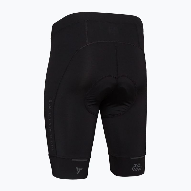 Men's Silvini Fortore cycling shorts black 2