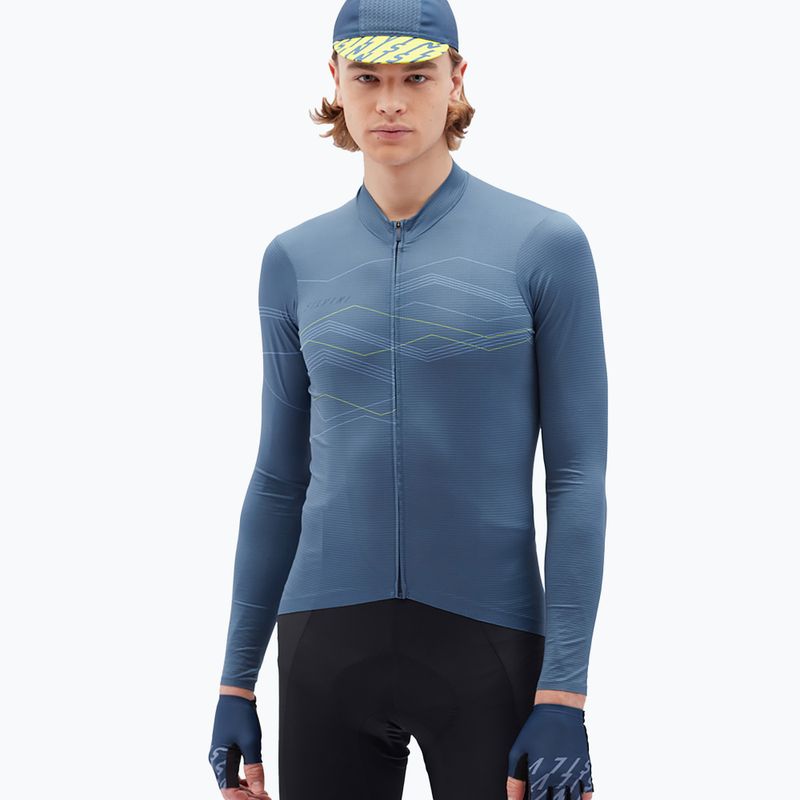 SILVINI men's cycling jersey Valfuro navy blue 3123-MD2200/32322