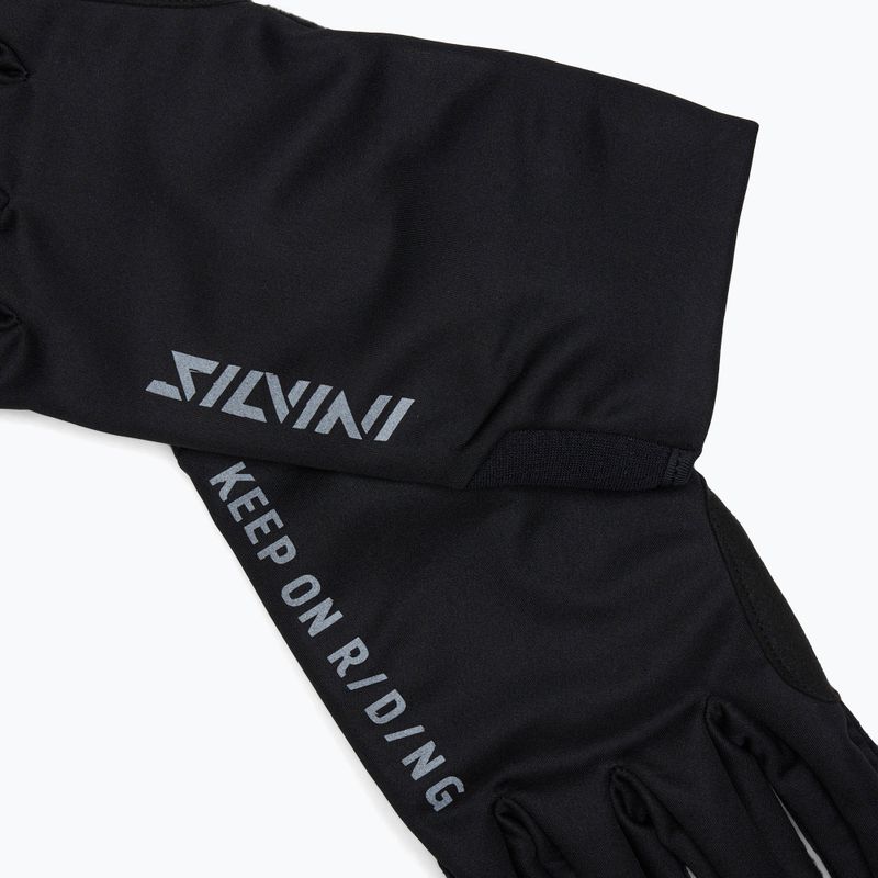 Men's cycling gloves SILVINI Valtellino black 5