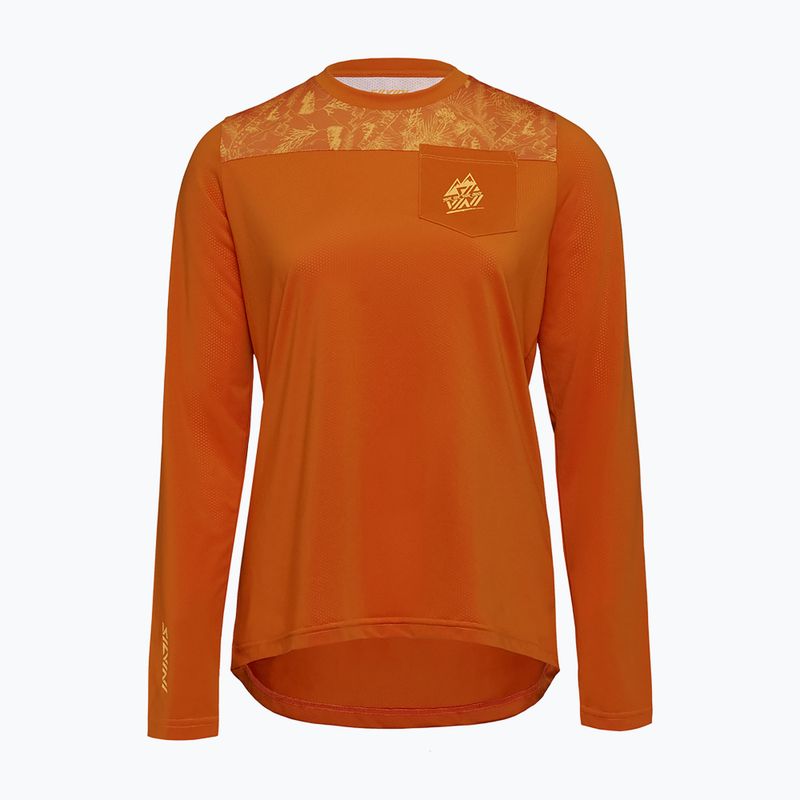 SILVINI Ella orange women's cycling longsleeve