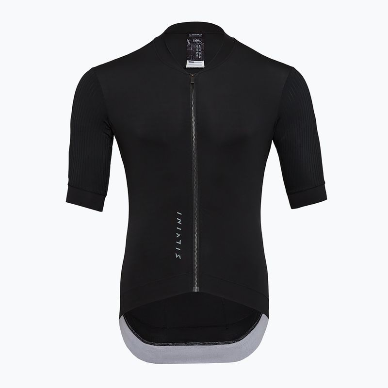 Men's cycling jersey Silvini Trafoi black