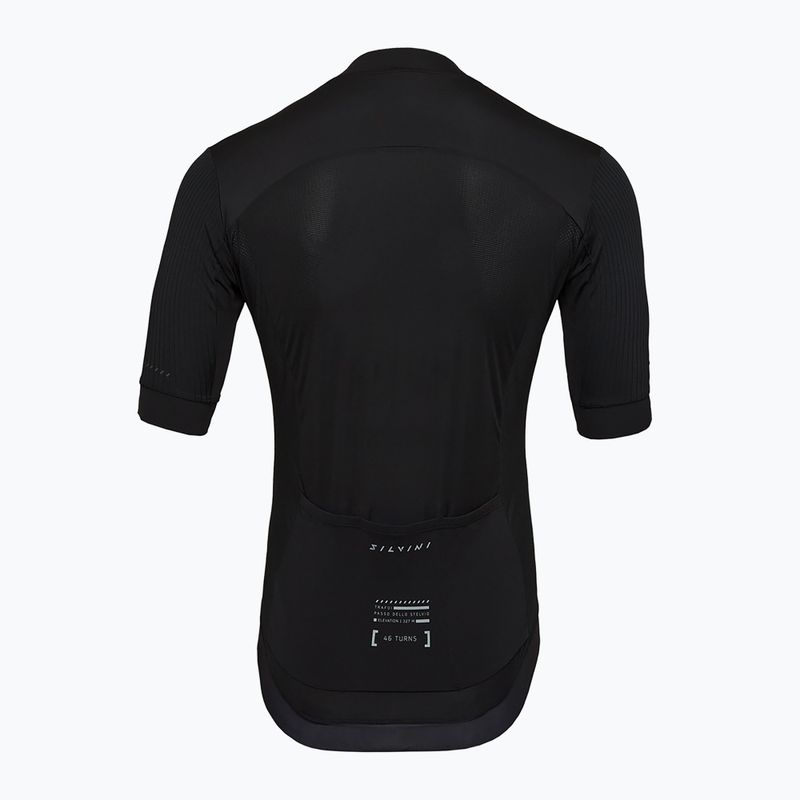 Men's cycling jersey Silvini Trafoi black 2