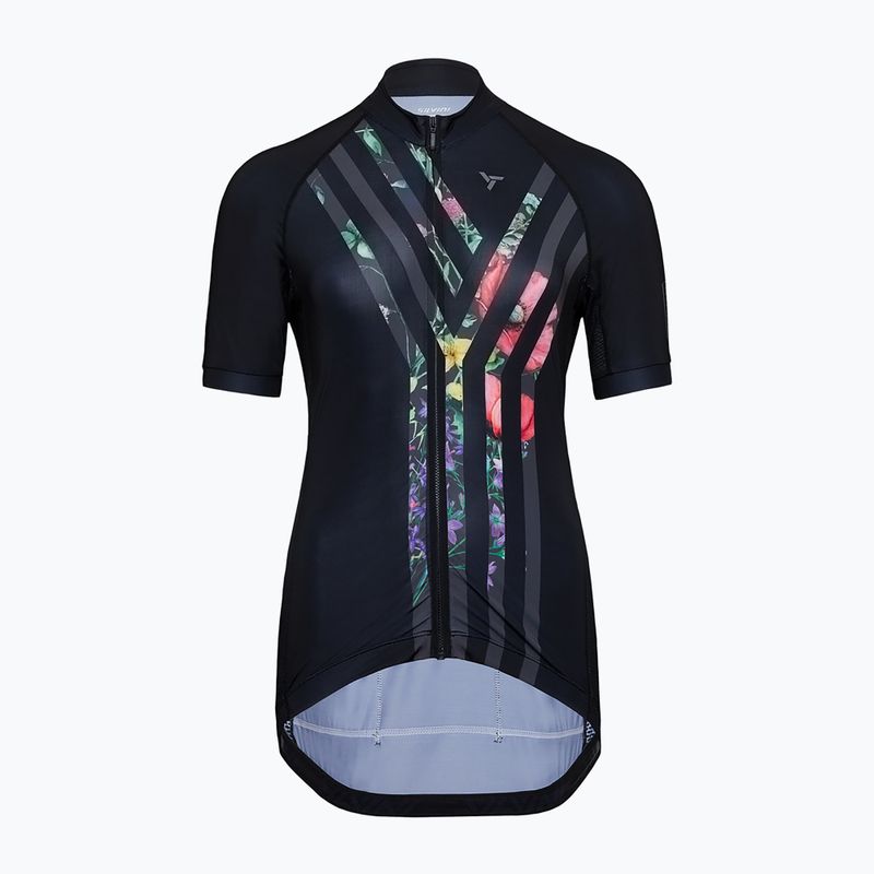 SILVINI women's cycling jersey Calnia black/charcoal