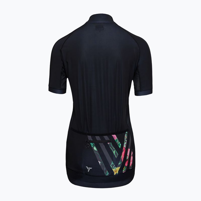 SILVINI women's cycling jersey Calnia black/charcoal 2